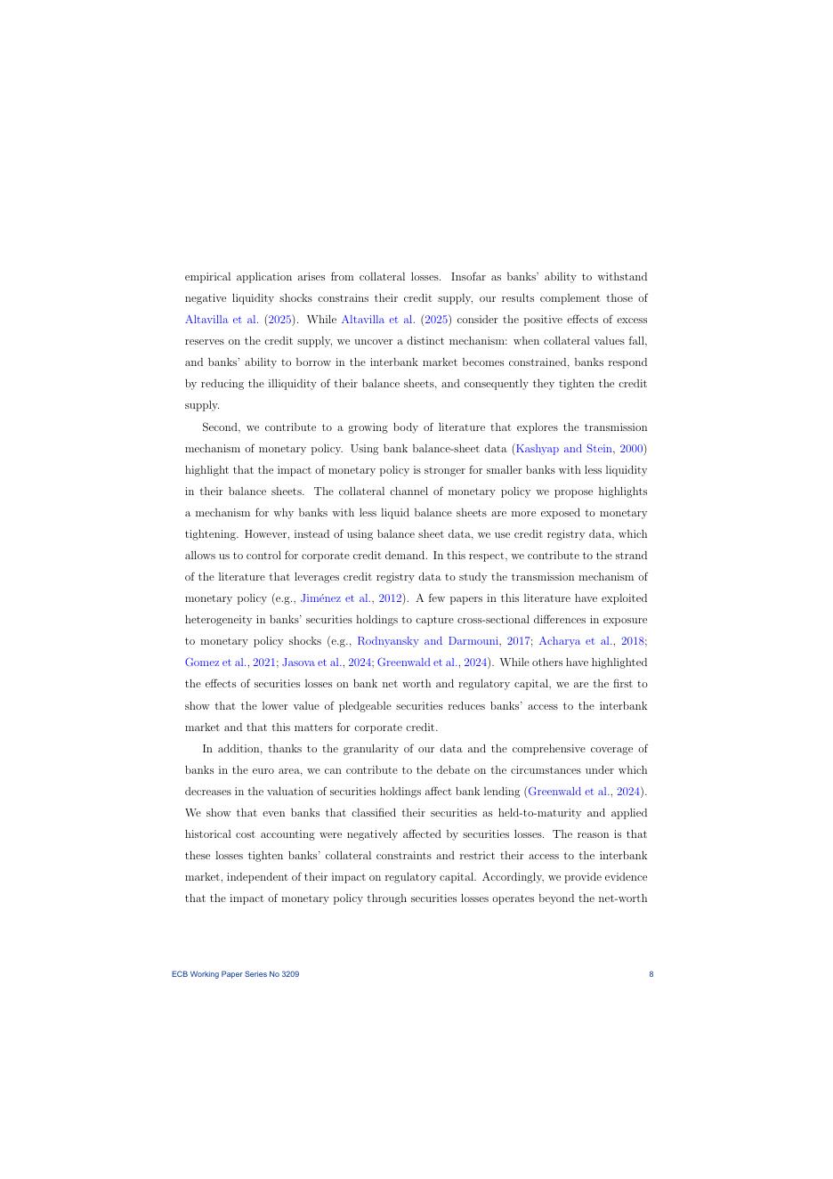 欧洲央行：证券损失与货币传导的银行担保渠道（英文版）_第9页