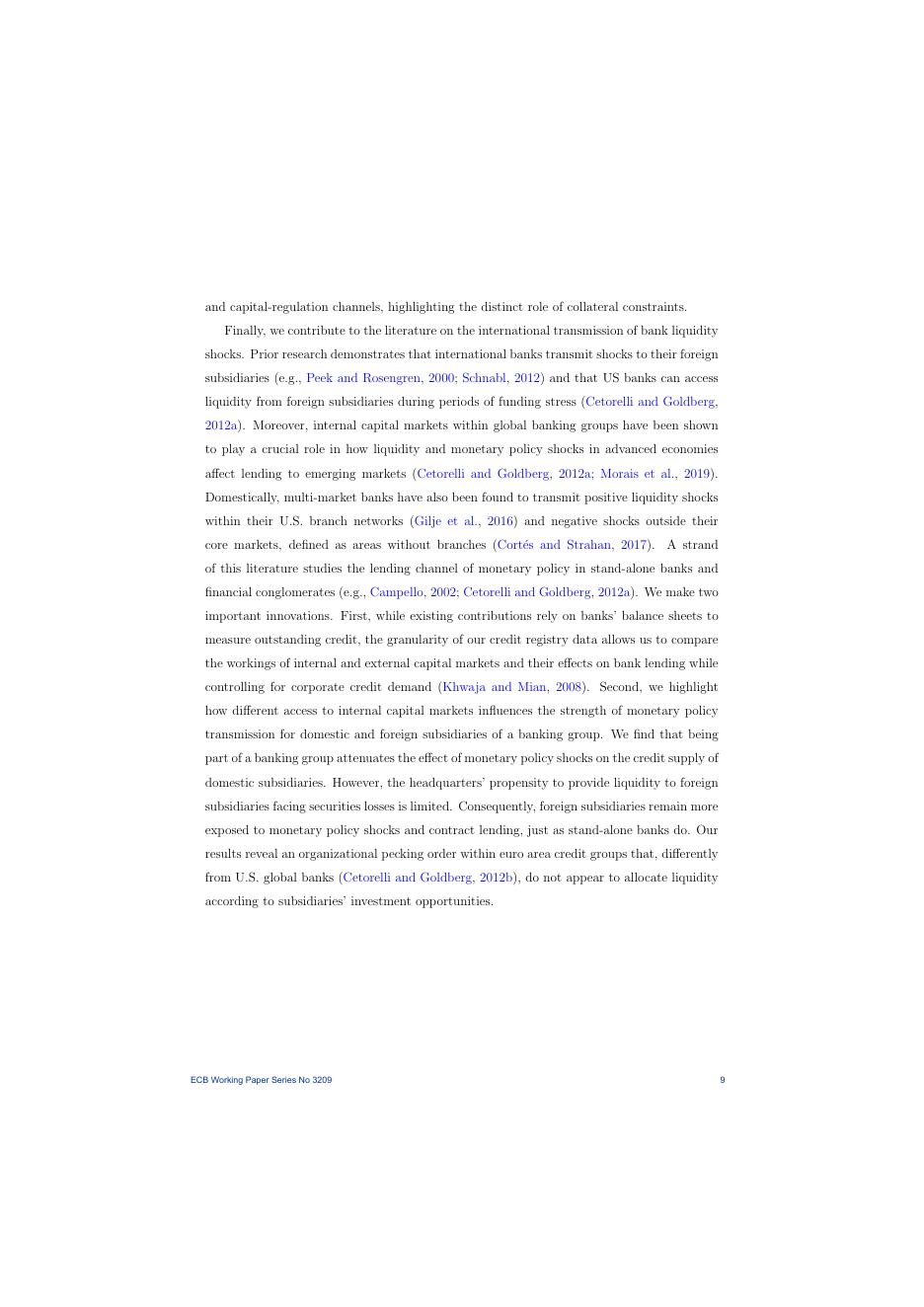 欧洲央行：证券损失与货币传导的银行担保渠道（英文版）_第10页