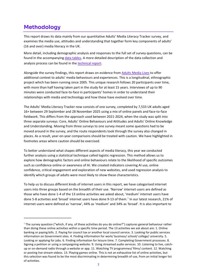 英国通信管理局Ofcom：2026年英国成年人媒介使用行为与态度报告（英文版）_第7页