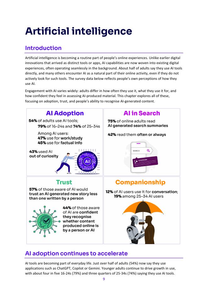 英国通信管理局Ofcom：2026年英国成年人媒介使用行为与态度报告（英文版）_第9页