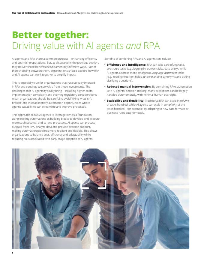 德勤：2025年协作自动化的崛起：自主式AI智能体如何重塑业务流程研究报告（英文版）_第8页