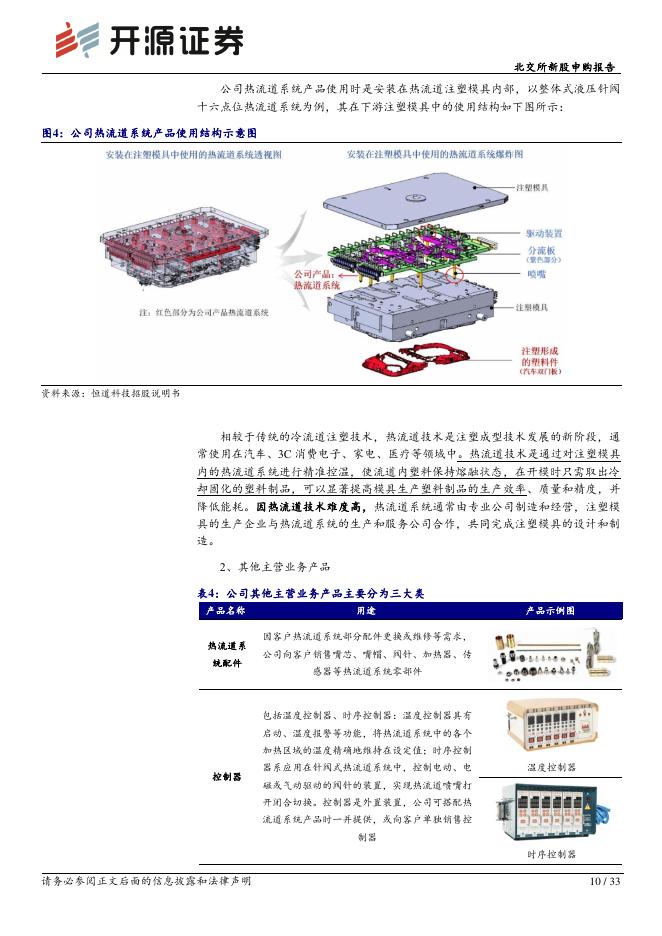 开源证券：恒道科技（920177）-北交所新股申购报告：热流道系统“小巨人”，尾灯三色技术获省级首台套认证_第10页