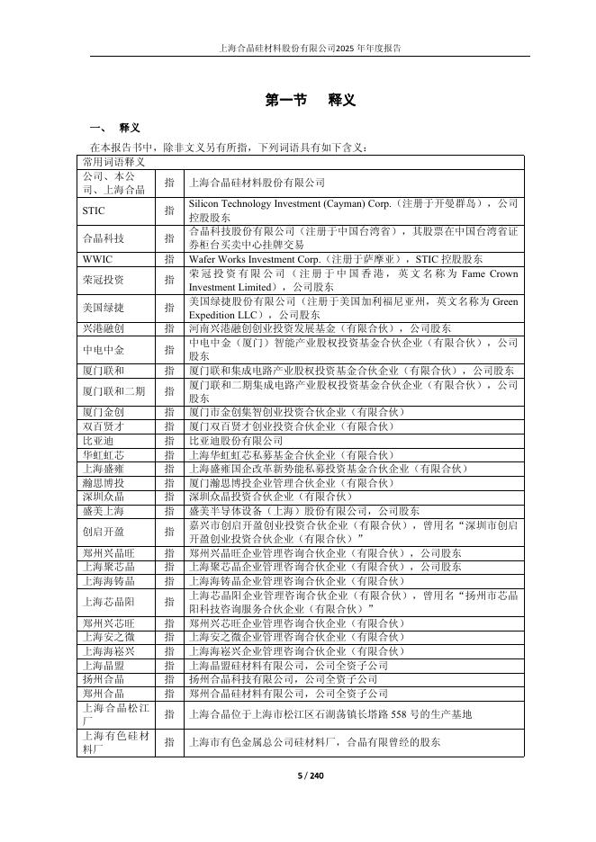 688584-上海合晶：上海合晶2025年年度报告(更新版)_第5页
