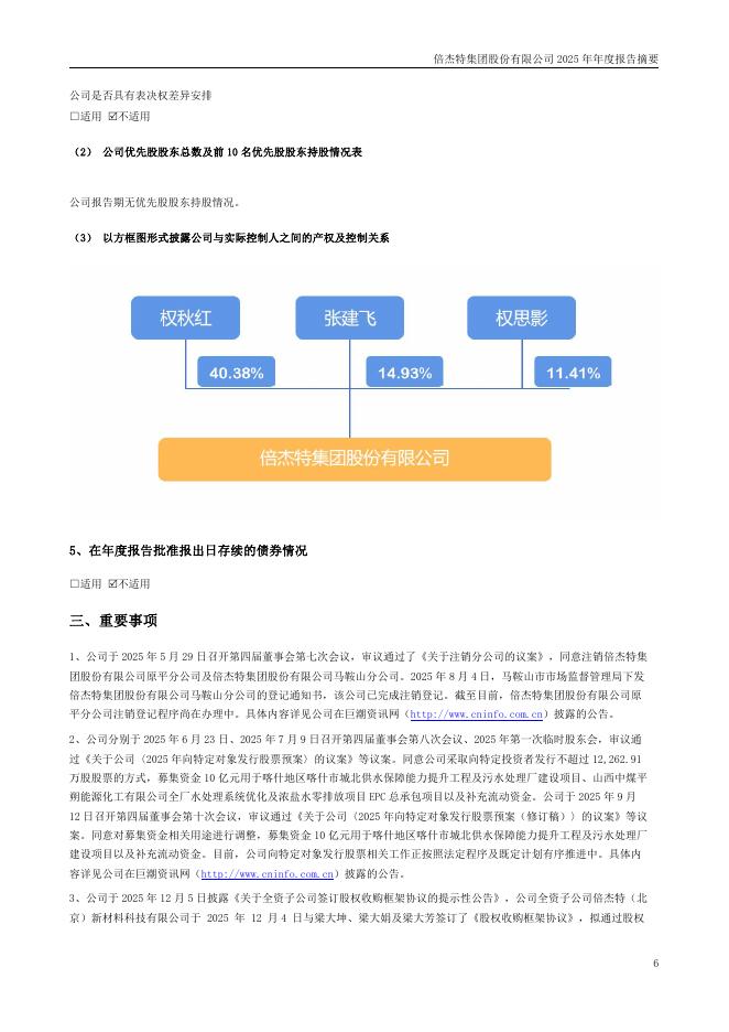 300774-倍杰特：2025年年度报告摘要_第6页