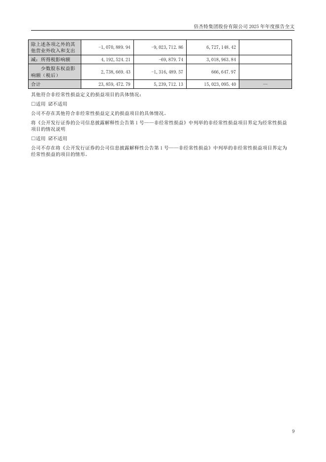 300774-倍杰特：倍杰特集团股份有限公司2025年年度报告_第9页