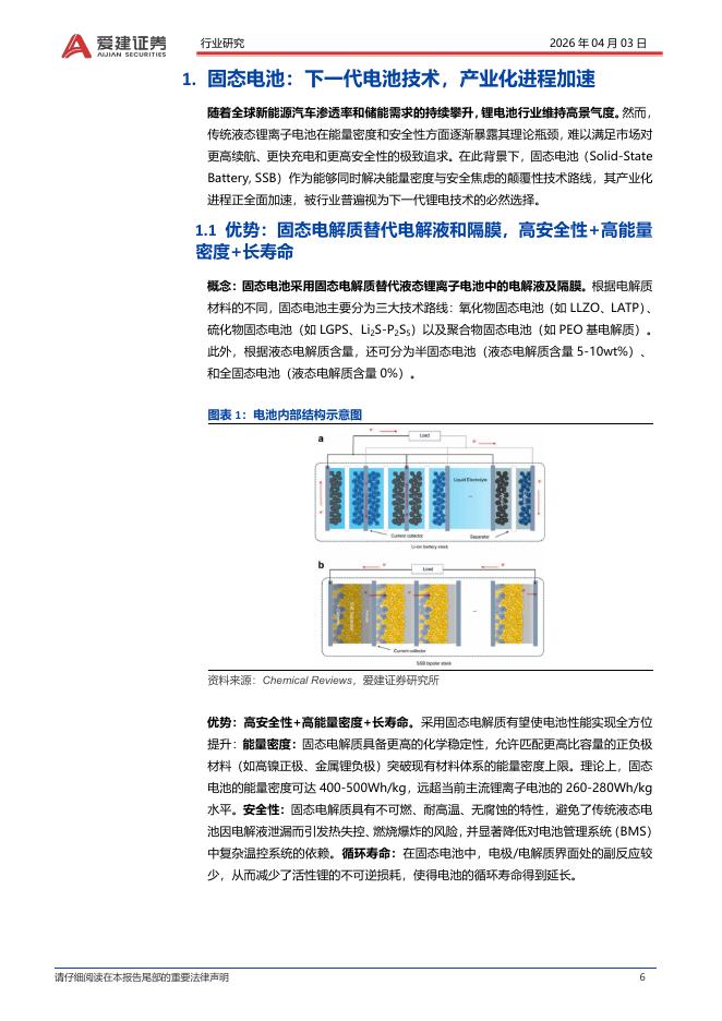 爱建证券：固态电池设备行业深度报告：固态电池技术迭代驱动工艺革新，增量设备迎机遇_第6页