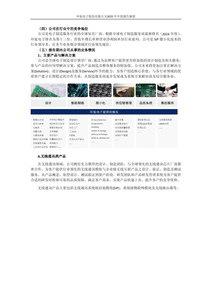 601231-环旭电子：2025年年度报告摘要_第6页