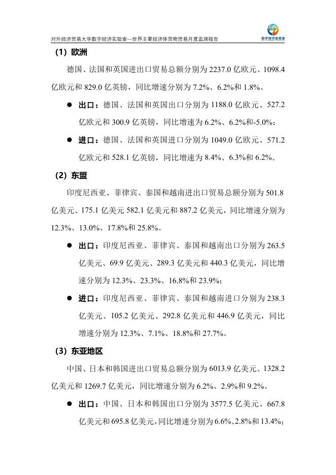对外经济贸易大学：世界主要经济体货物贸易月度监测报告（2025年1-12月）_第3页