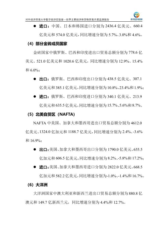 对外经济贸易大学：世界主要经济体货物贸易月度监测报告（2025年1-12月）_第4页