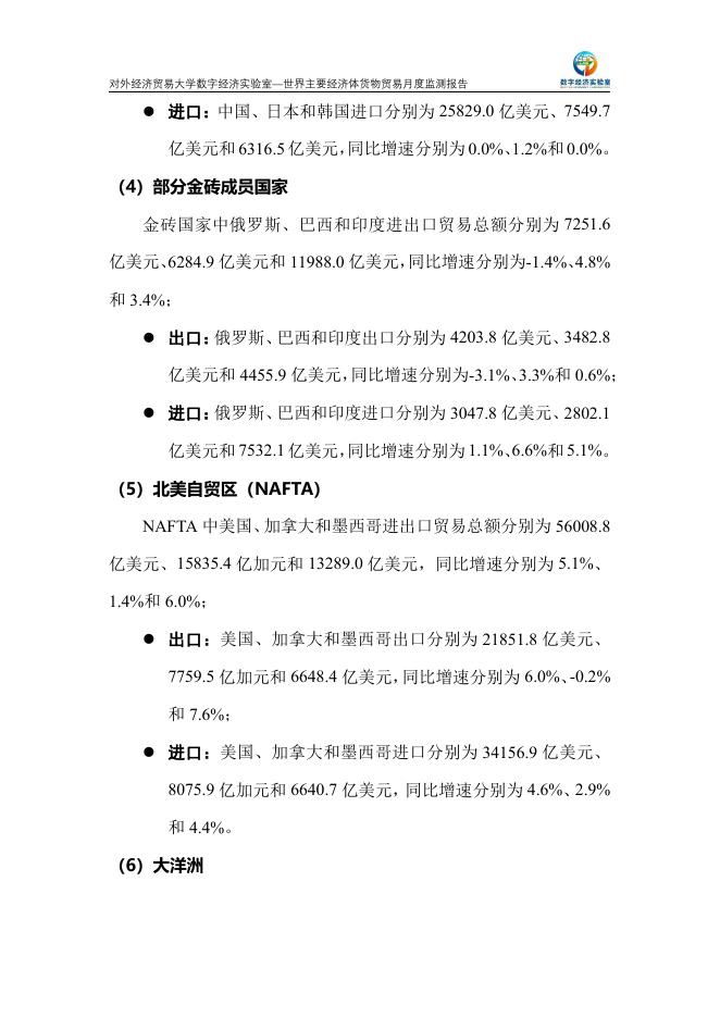 对外经济贸易大学：世界主要经济体货物贸易月度监测报告（2025年1-12月）_第8页