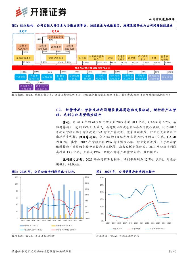 开源证券：皖维高新（600063）-公司首次覆盖报告：一体化+规模化+多元化，打造全球PVA龙头_第8页