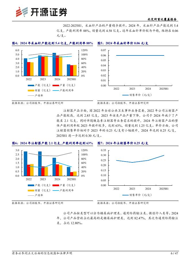 开源证券：普昂医疗（920069）-北交所首次覆盖报告：胰岛素笔针市占率全球第二中国第一，布局微创介入第二增长曲线_第6页