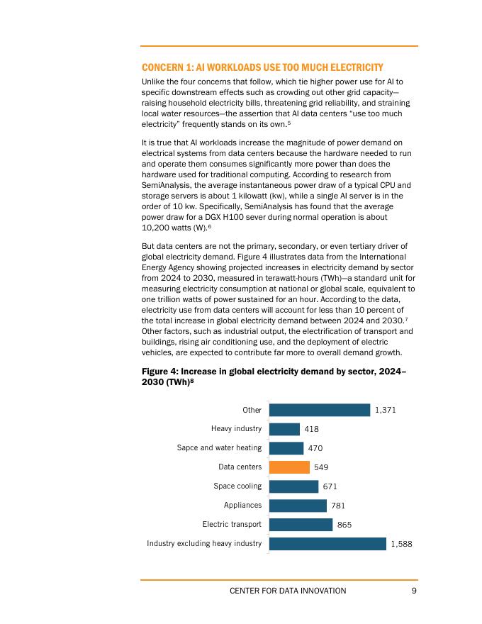 ITIF：2026年关于人工智能数据中心的五个担忧及应对措施报告（英文版）_第9页
