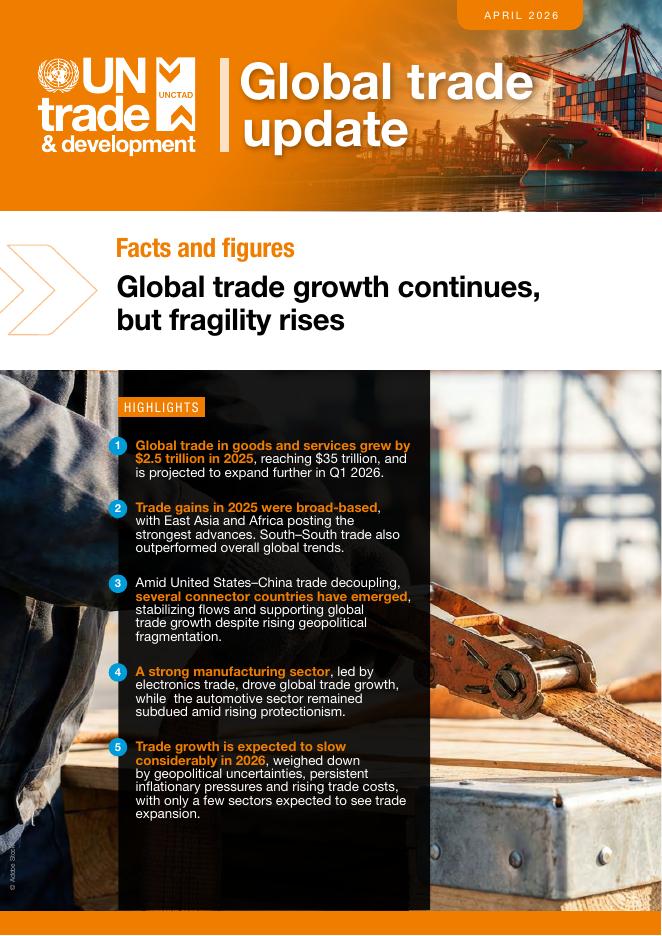 联合国贸发会议：强劲复苏背后的隐忧：全球贸易进入减速周期（英文版）海报