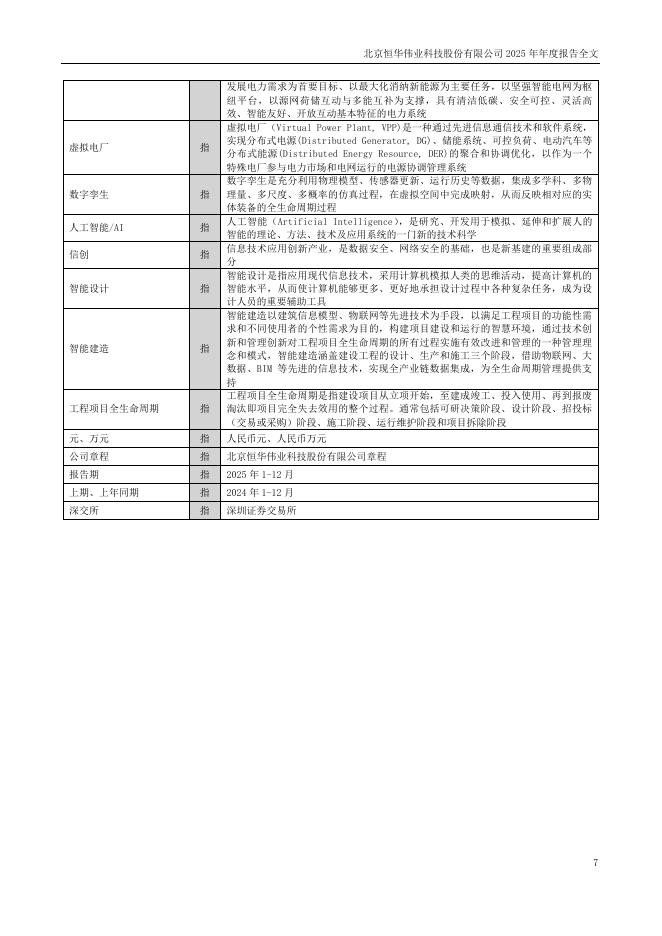 300365-恒华科技：2025年年度报告_第7页