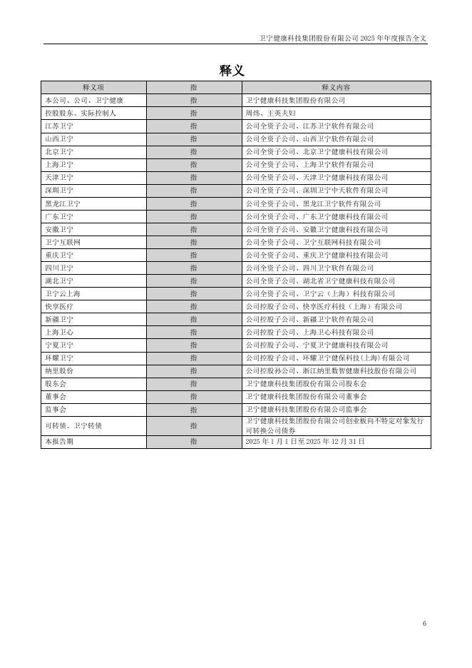 300253-卫宁健康：2025年年度报告_第6页