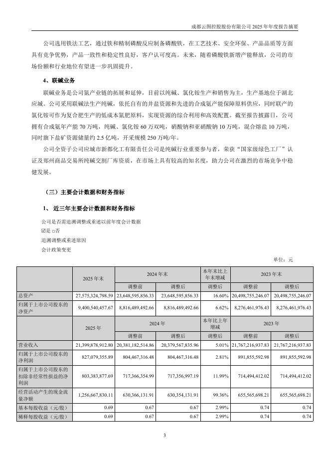 002539-云图控股：2025年年度报告摘要_第3页