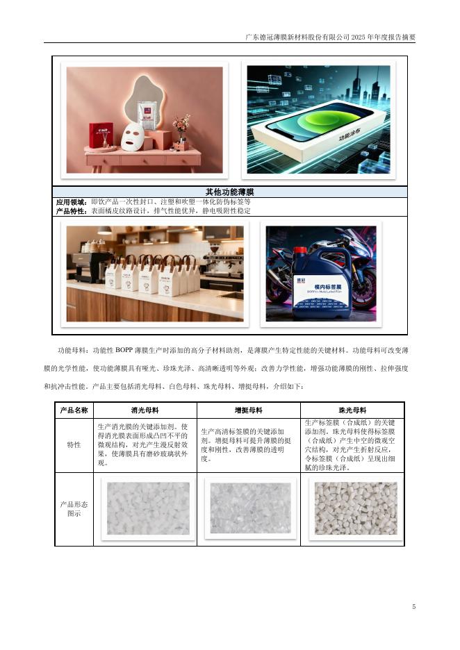 001378-德冠新材：2025年年度报告摘要_第5页