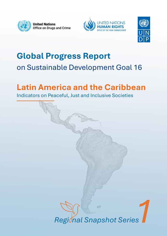 UNODC：2026年全球进展报告-关于可持续发展目标16（英文版）海报