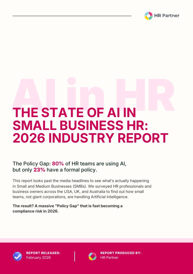 HR Partner：2026年中小企业人力资源领域AI应用状况研究报告（英文版）海报
