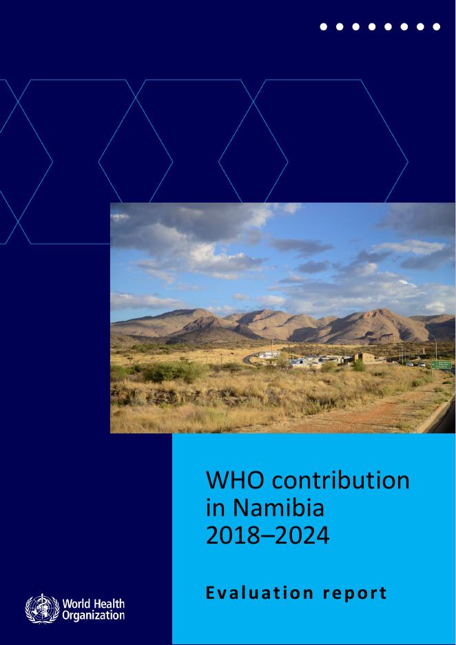 WHO世界卫生组织：世卫组织在纳米比亚2018-2024年的贡献：评估报告（英文版）海报