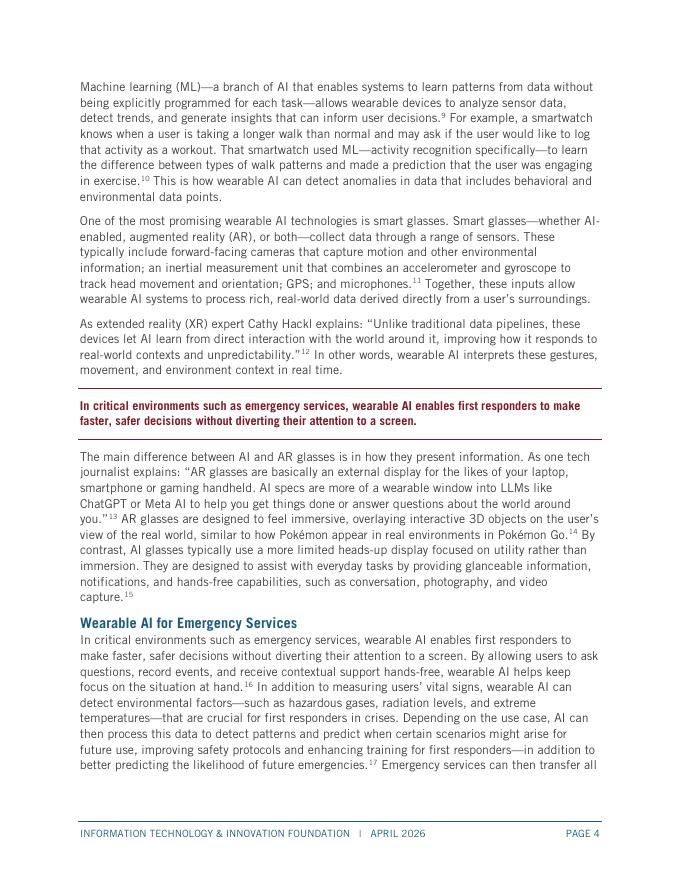 ITIF：2026年可穿戴人工智能的承诺：紧急响应领域的机遇报告（英文版）_第4页