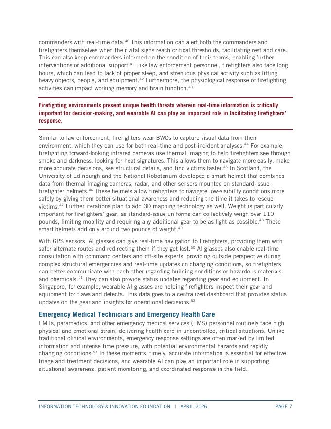 ITIF：2026年可穿戴人工智能的承诺：紧急响应领域的机遇报告（英文版）_第7页