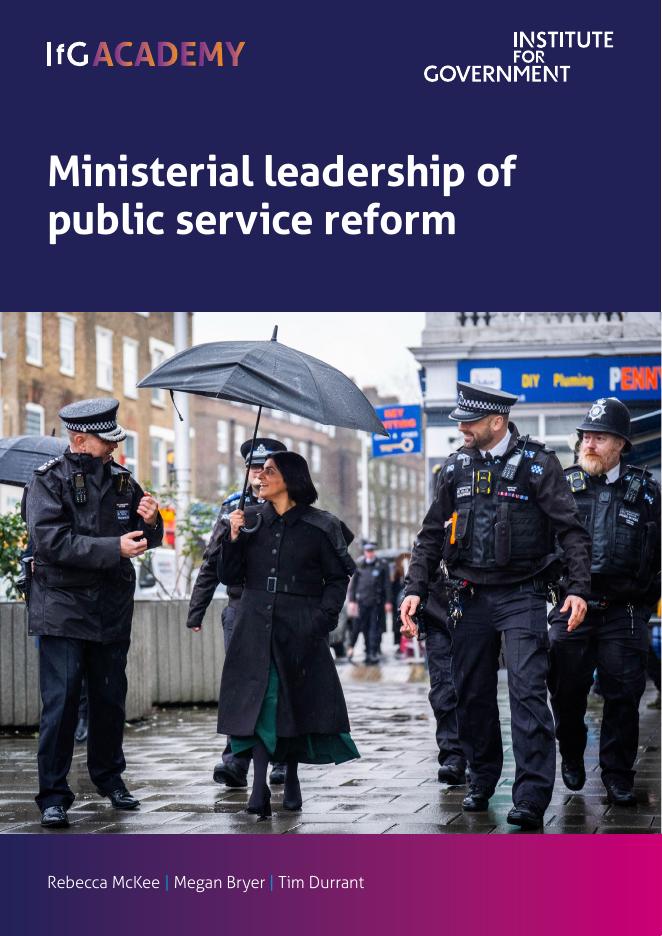 政府研究所：2026年部长级公共服务改革领导力报告（英文版）海报