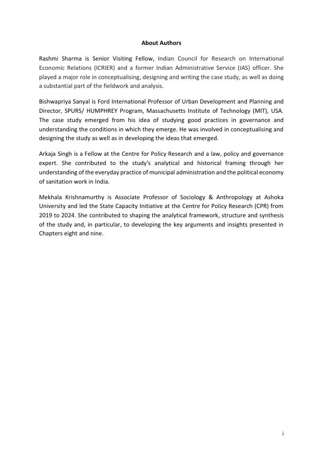 印度国际经济关系研究理事会（ICRIER）：2026年印多尔卫生改善：有效公共管理的案例研究报告（英文版）_第7页
