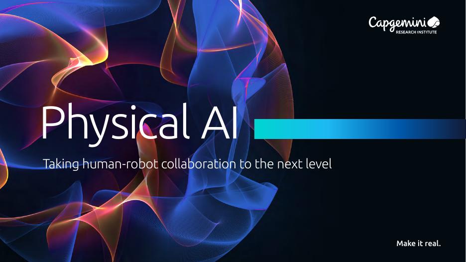 凯捷Capgemini：2026年物理人工智能报告（英文版）海报