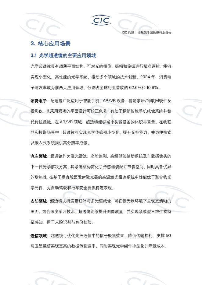 CIC灼识咨询：2026年全球光学超透镜行业报告_第8页