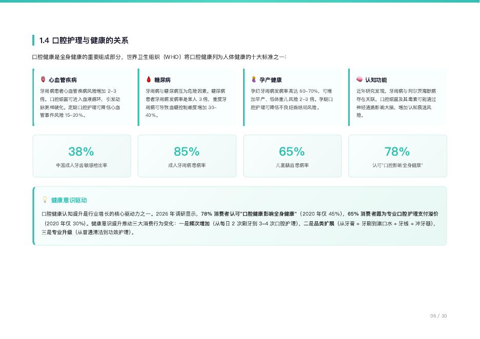 勤策消费研究：2026年中国口腔清洁用品行业研究报告-电动化与功效化双轮驱动，渗透率客单价上行阶段_第7页
