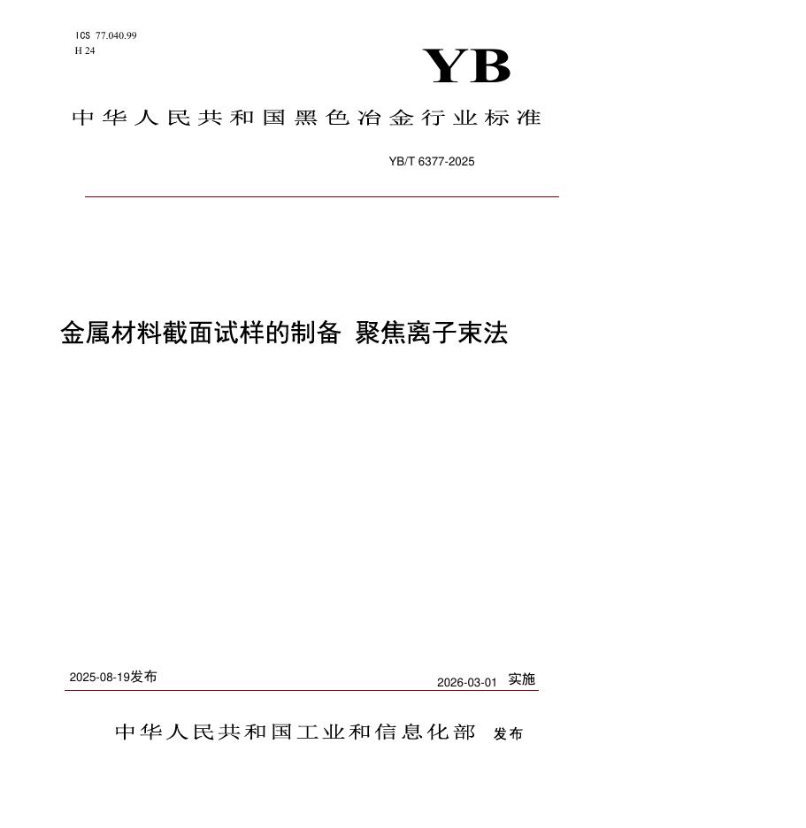 YB/T 6377-2025 标准预览