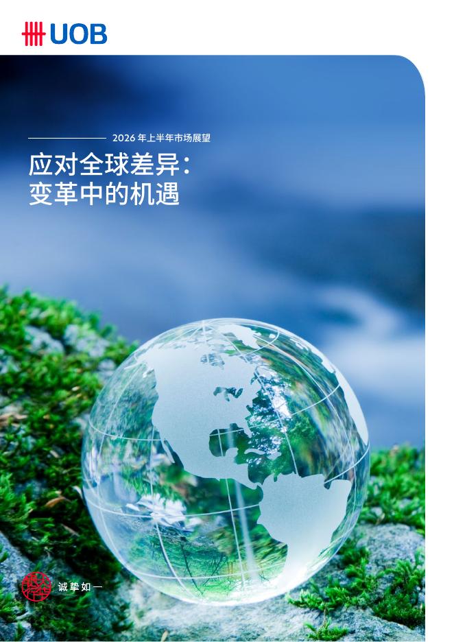 诚挚如一：2026年上半年市场展望报告-应对全球差异变革中的机遇海报