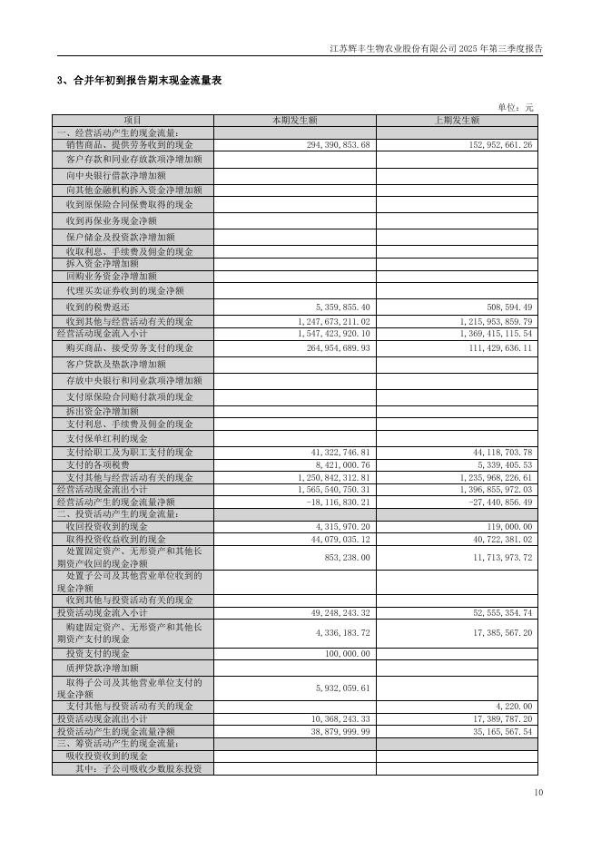 002496-*ST辉丰：2025年第三季度报告(更新后)_第10页