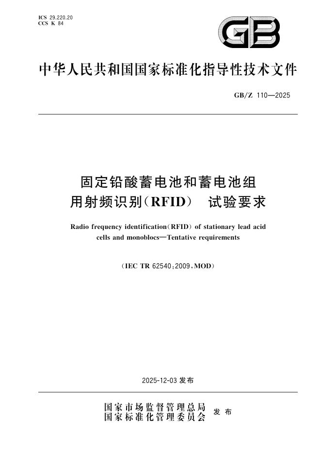 GB/Z 110-2025 标准预览