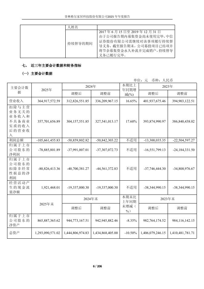 603226-菲林格尔：2025年年度报告(更正后)_第6页