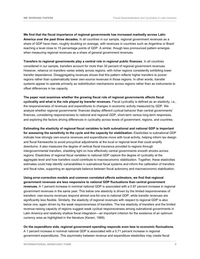 国际货币基金组织：拉丁美洲的财政分权和周期性：来自新区域预算数据库的证据（英文版）_第7页