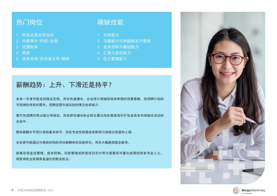 Morgan McKinley：2026年中国大陆地区薪酬指南报告_第9页
