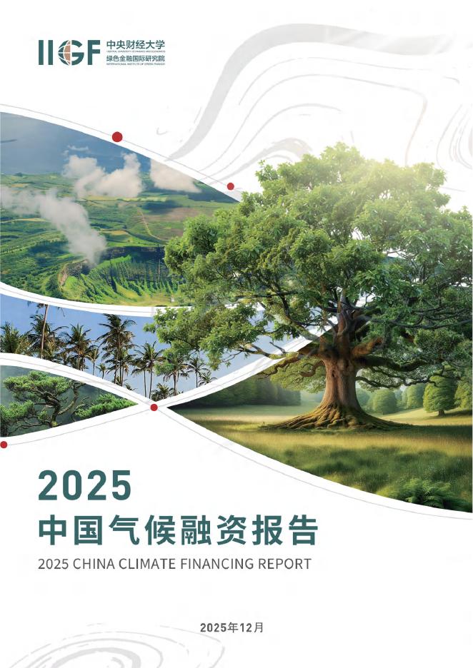 IIGF央财绿金院：2025年中国气候融资报告海报