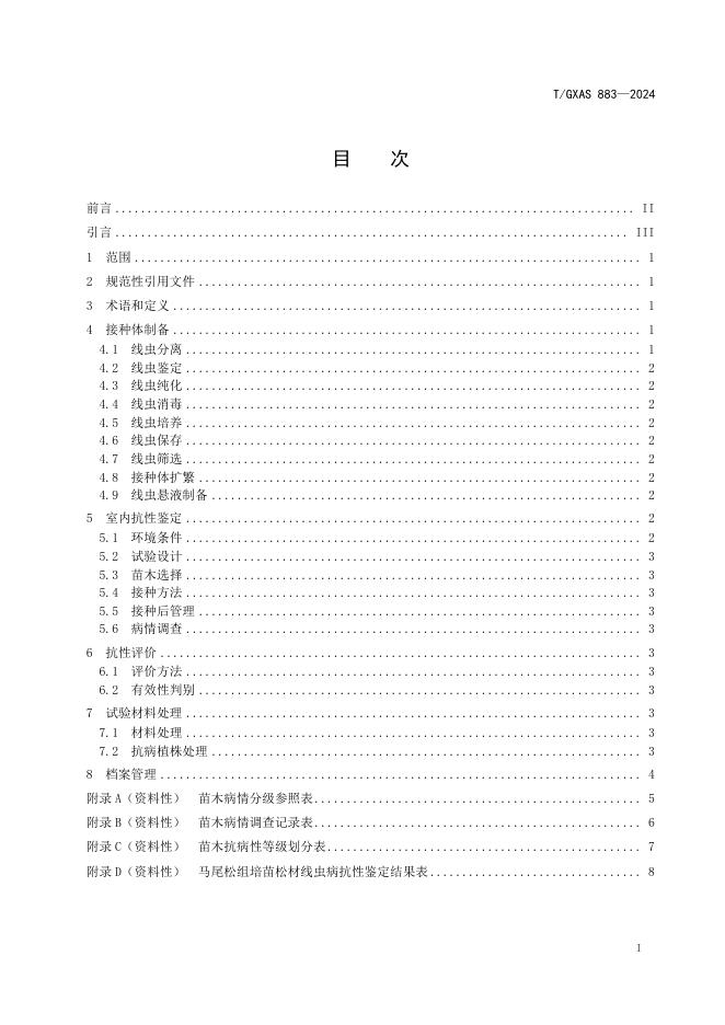 T/GXAS 883-2024 标准预览