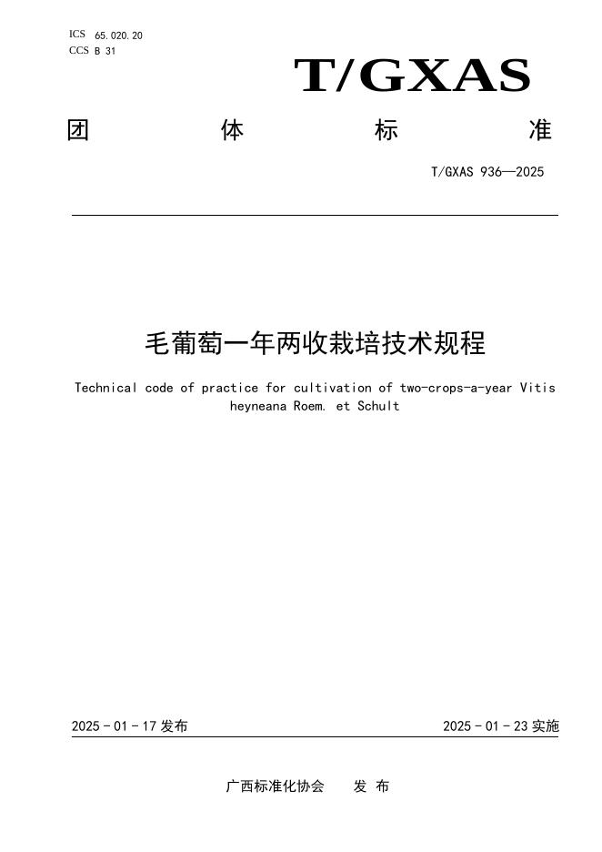 T/GXAS 936-2025 标准预览