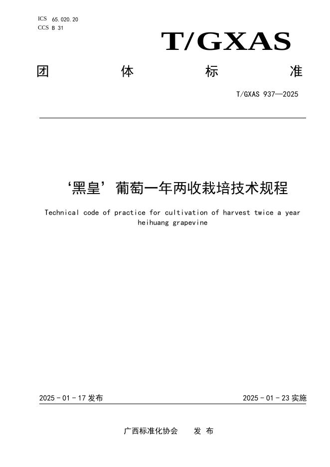 T/GXAS 937-2025 标准预览