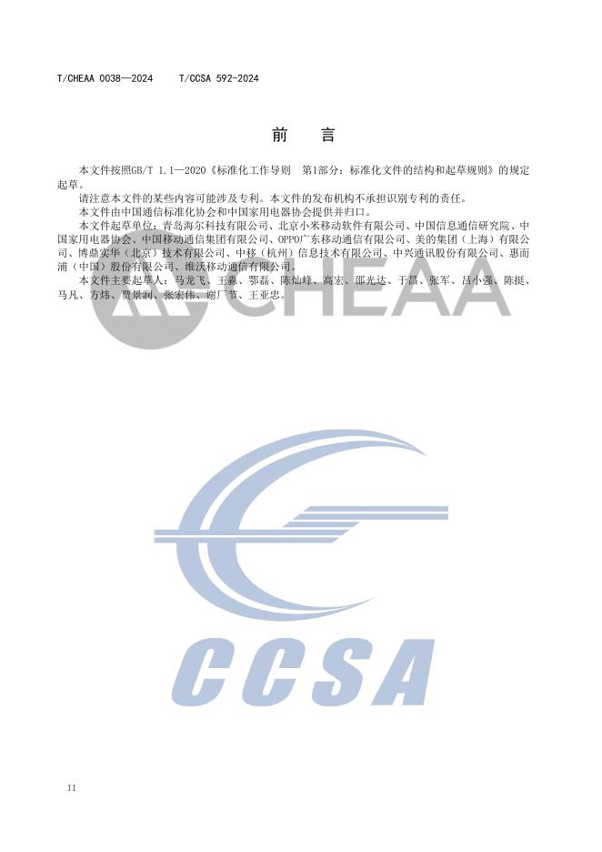 T/CCSA 592-2024 标准预览