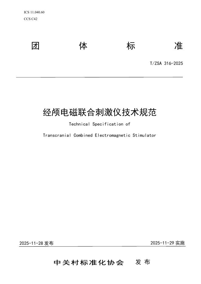 T/ZSA 316-2025 标准预览