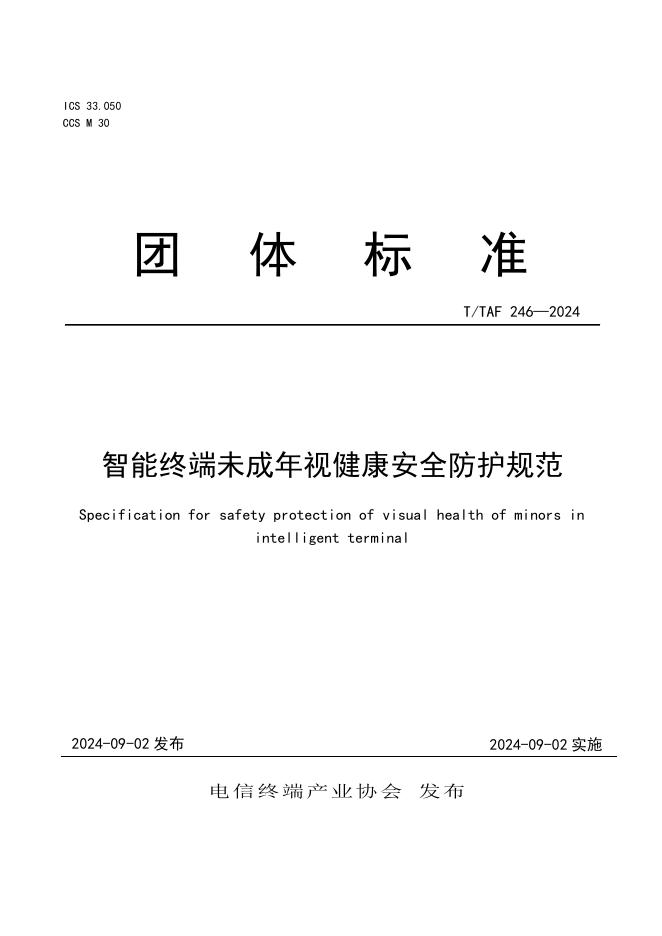 T/TAF 246-2024 标准预览