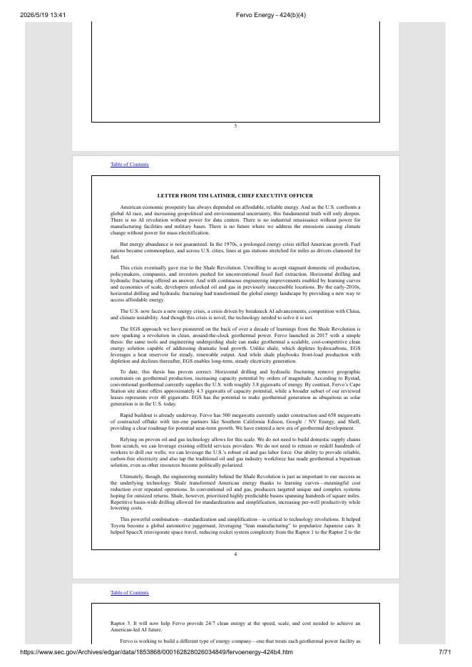 Fervo Energy Company美股纳斯达克IPO上市招股说明书_第7页