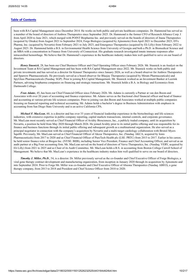 Research Alliance Corporation III美股纳斯达克IPO上市招股说明书_第10页