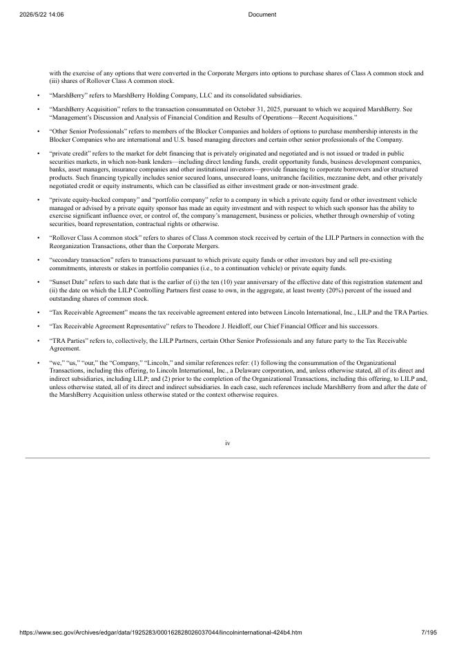 Lincoln International, Inc.纽约证券交易所IPO上市招股说明书_第7页