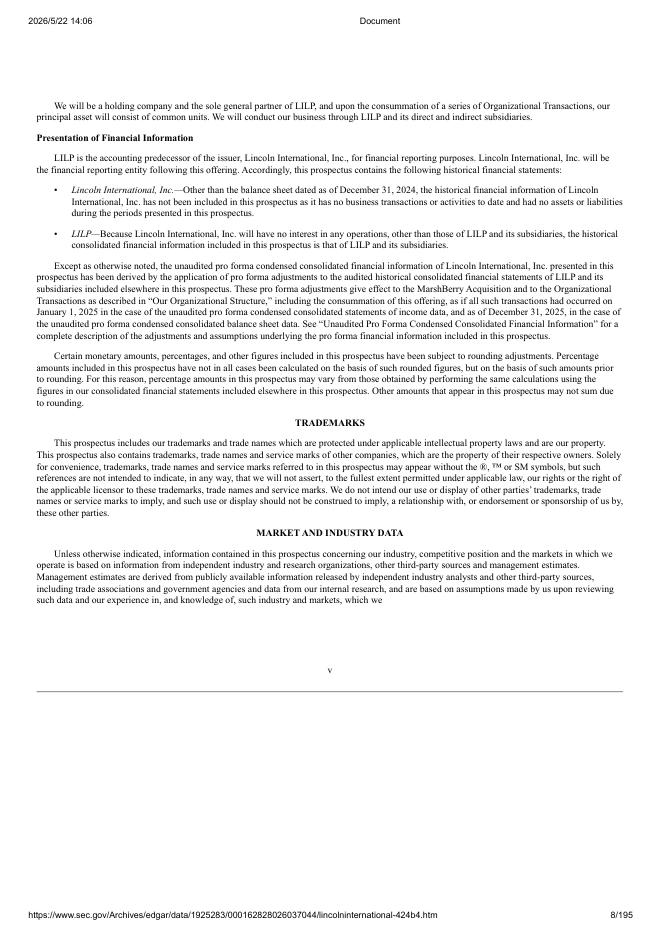 Lincoln International, Inc.纽约证券交易所IPO上市招股说明书_第8页